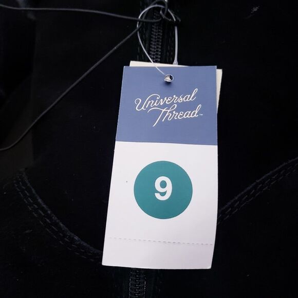 Universal Thread Black Faux Shearling Short Suede Boots - Picture 14 of 15